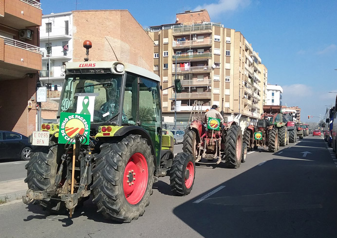 Los productores agrícolas salen a las calles y el ministro Planas anuncia la modificación de la Ley de la Cadena