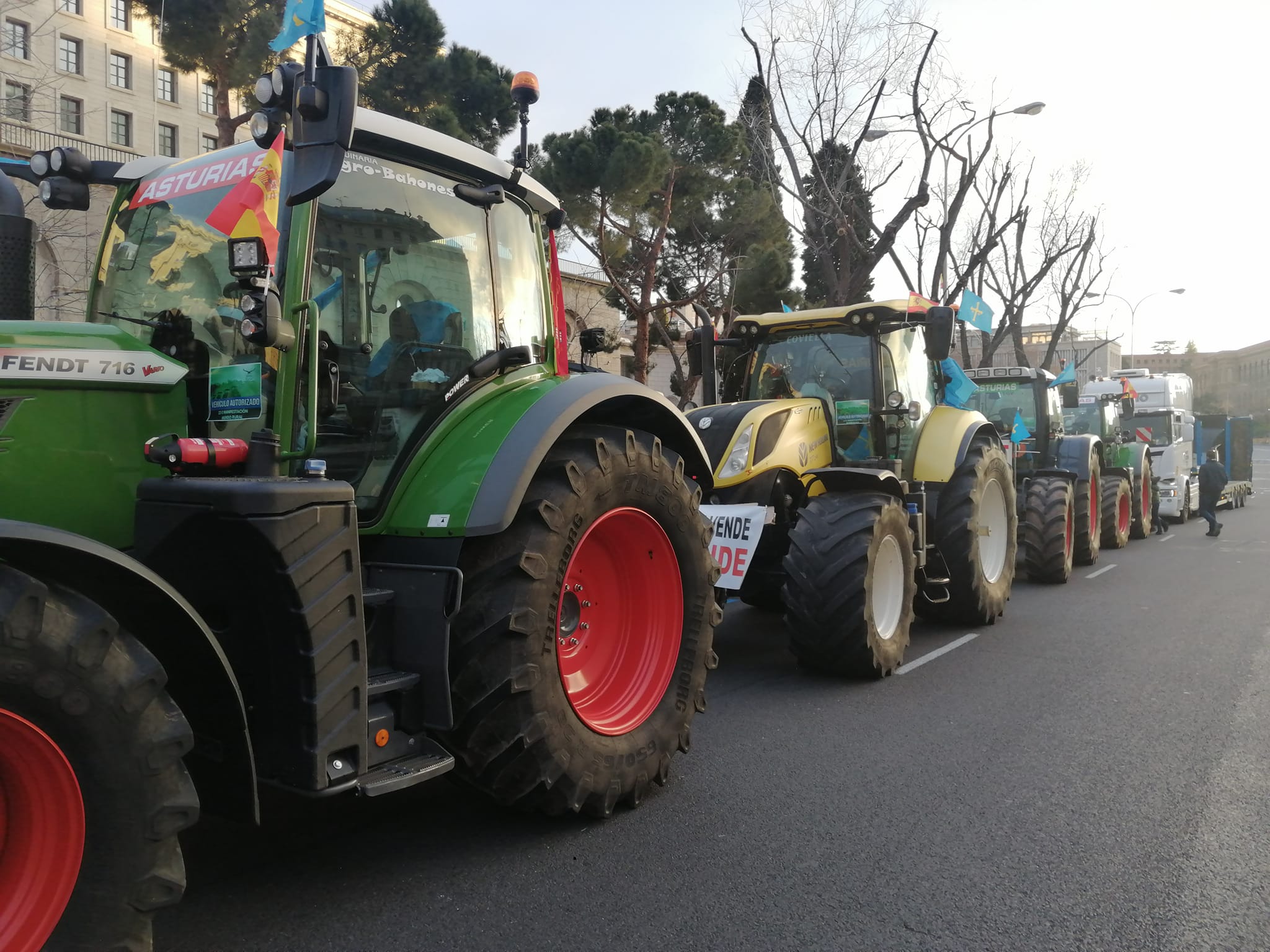 El món rural es manifesta a Madrid per defensar el sector