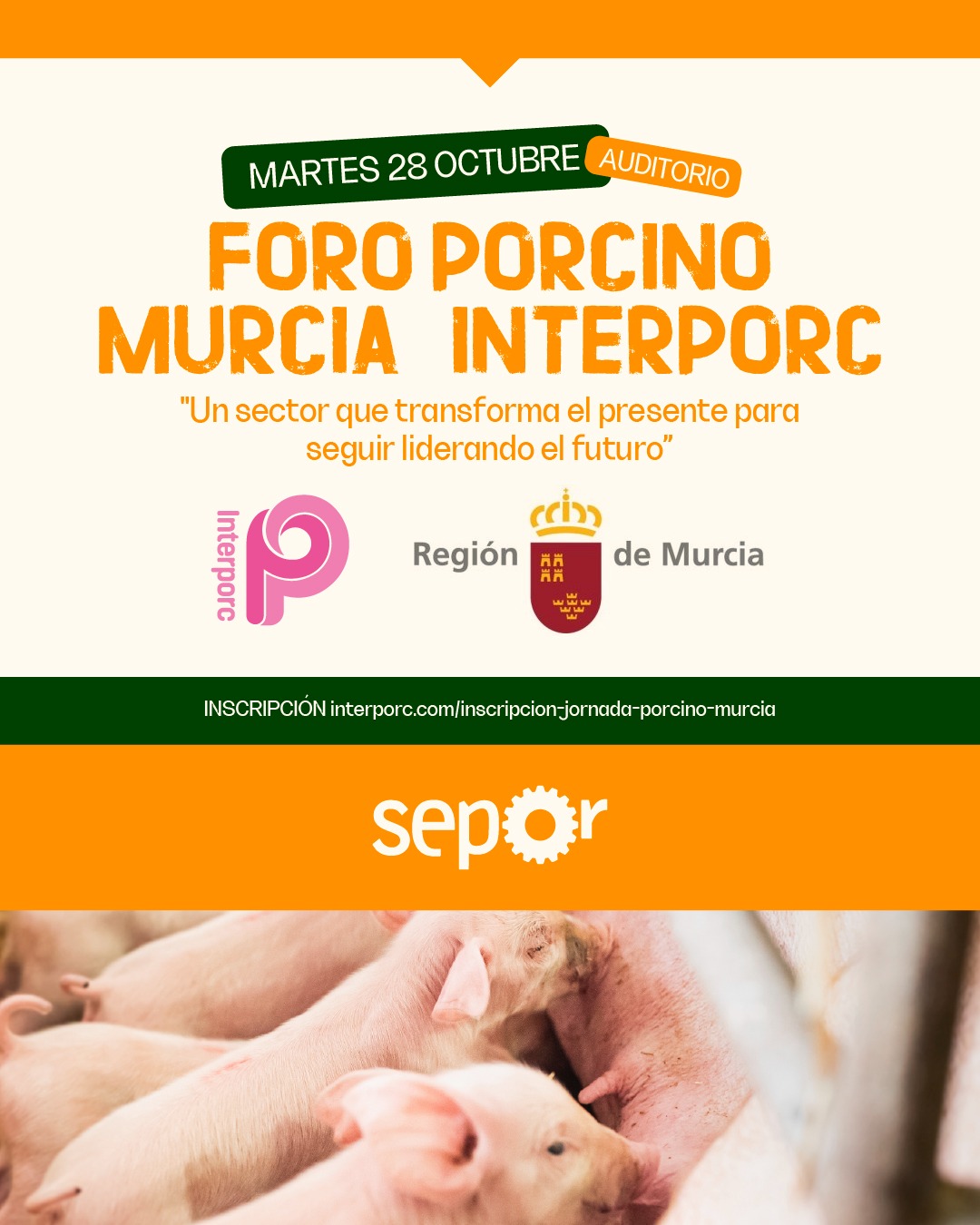 Interporc refuerza su participación en Sepor con el Foro Porcino
