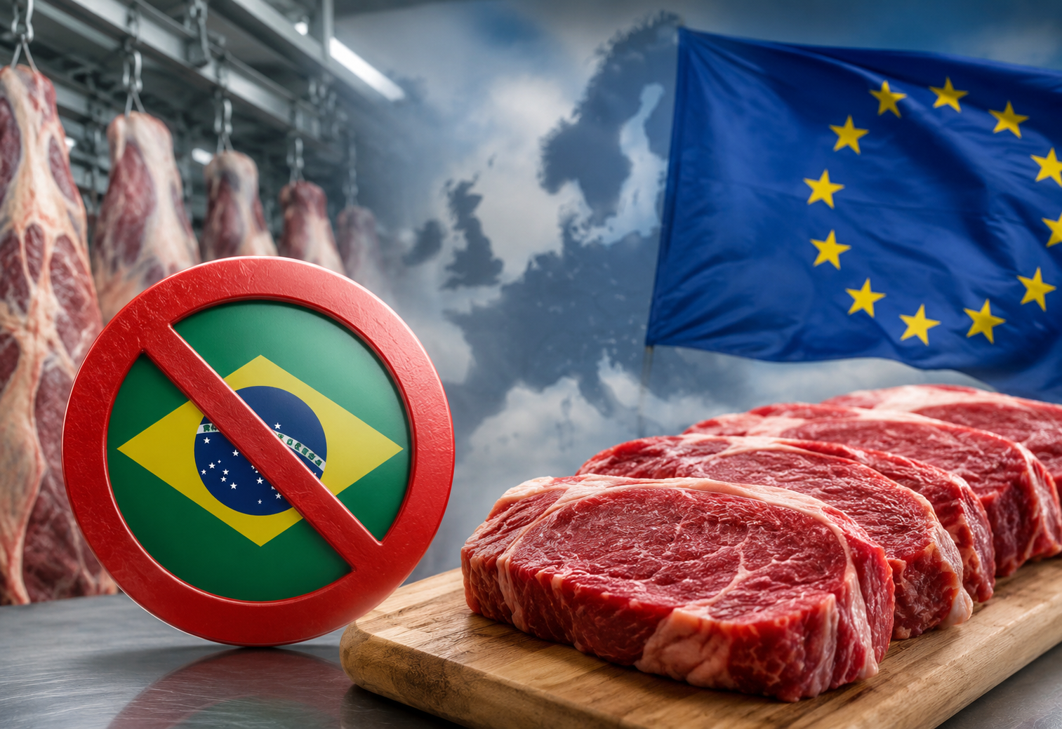 La UE suspenderá las importaciones de carne de Brasil a partir de septiembre