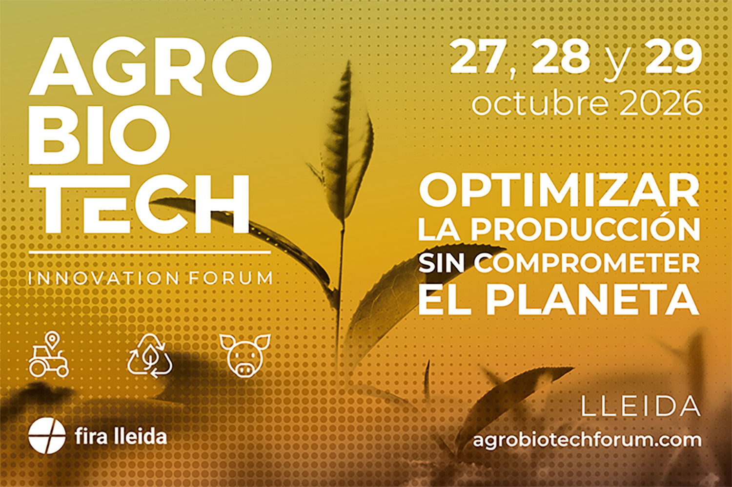 El Agrobiotech Innovation Forum alcanza el 95% de ocupación a menos de tres semanas de su celebración